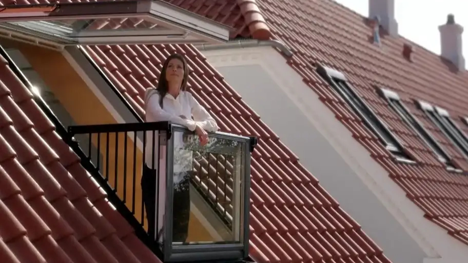 Nyt tag med Velux balkon Sundby