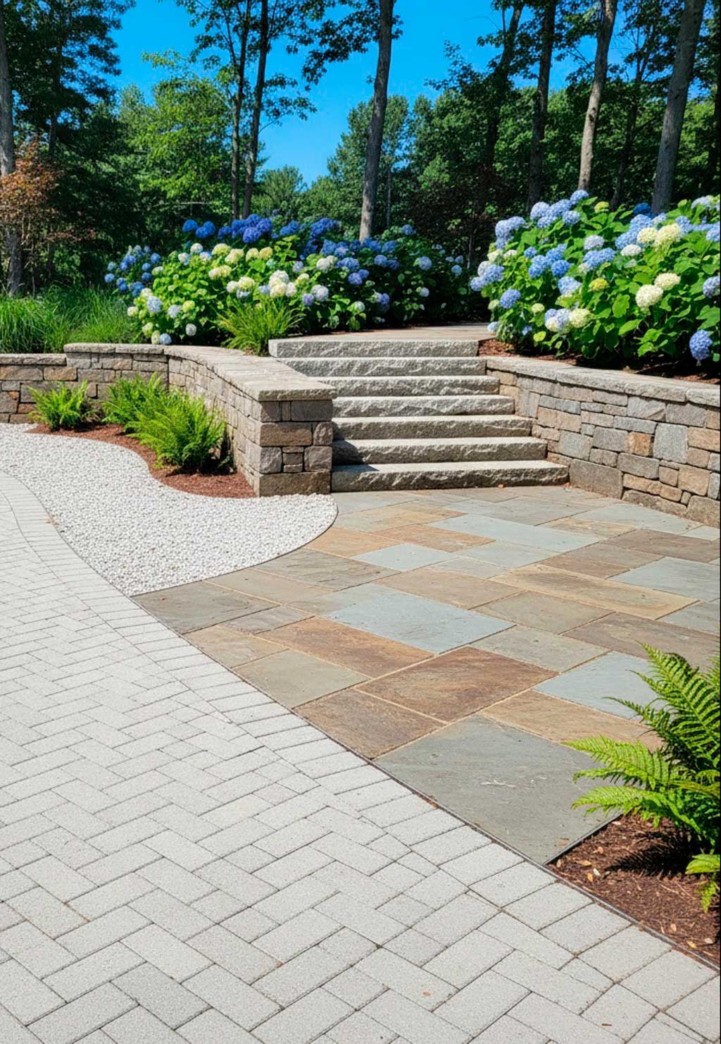 Brolæggerarbejde i Sundby