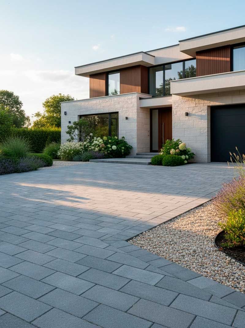 Brolæggerarbejde i Sundby